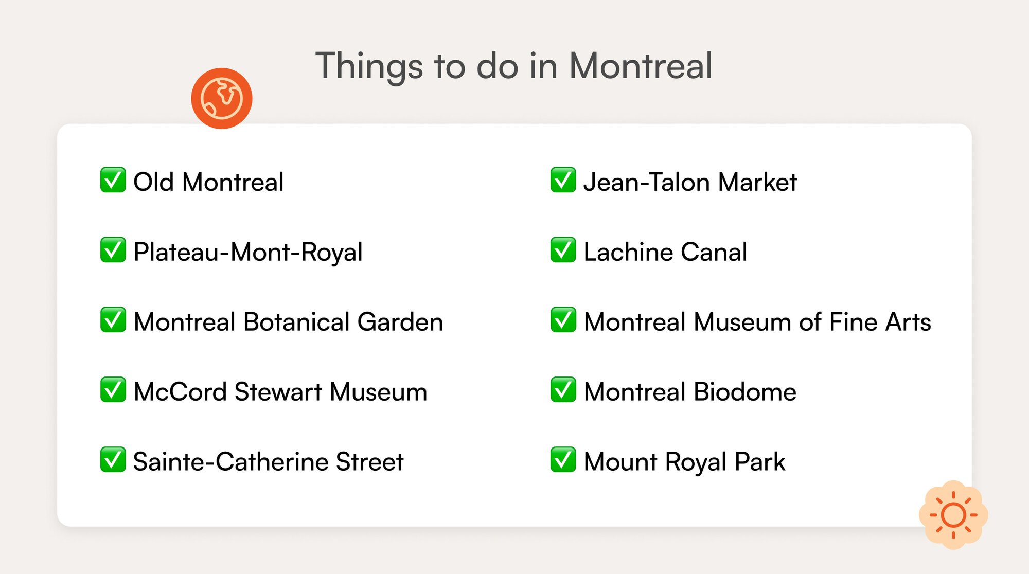 Things to do in Montreal