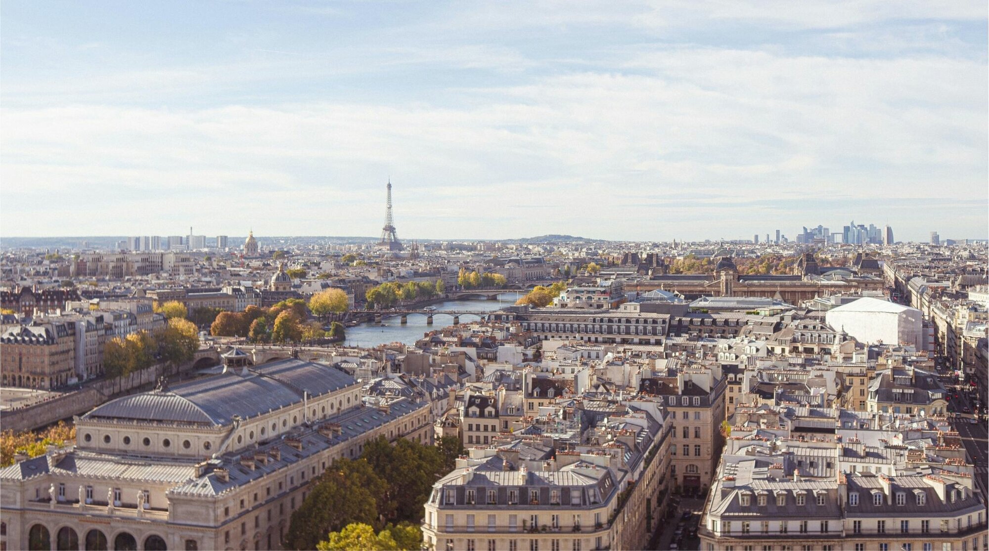 Vista de Paris, França