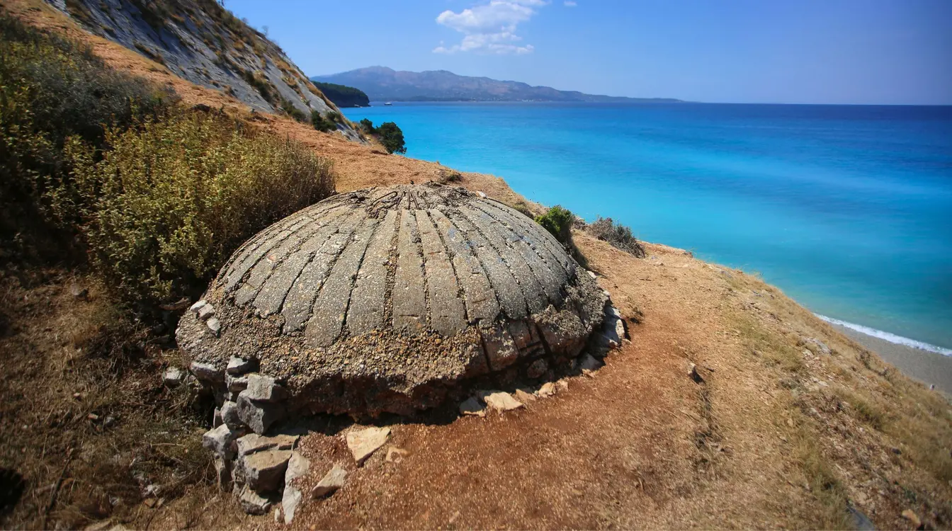 Der Spiegel-Strand zwischen Saranda und Ksamil ist einer der schönsten Strände Albaniens