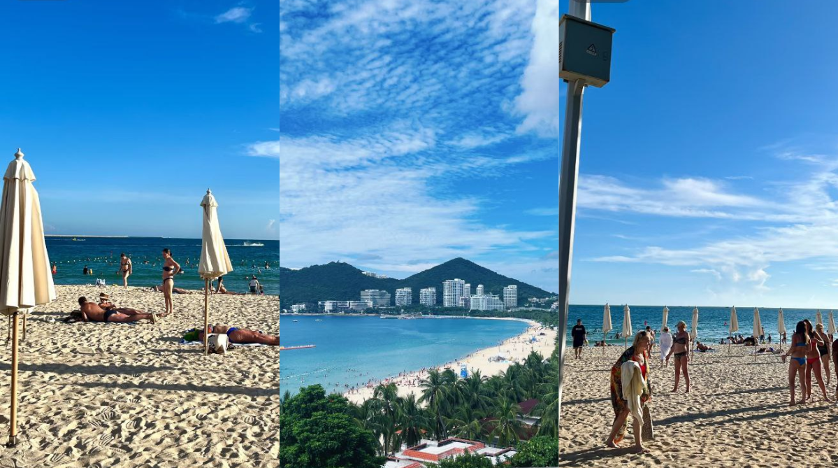 A beach in Sanya