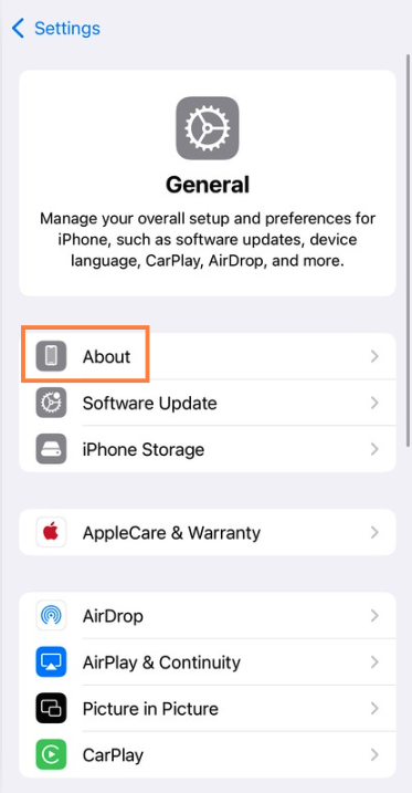 Where to find your IMEI number iPhone