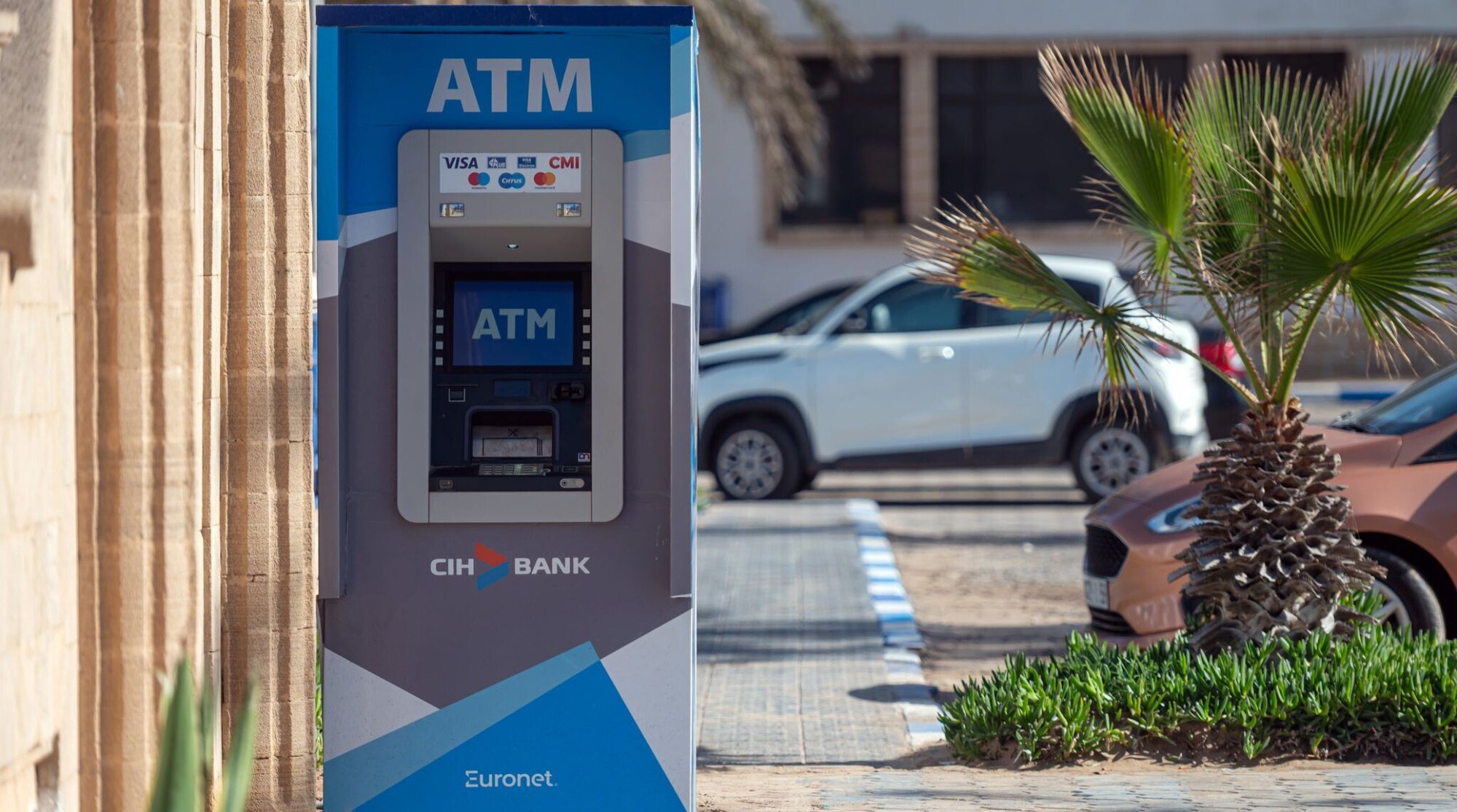 distributeur de billets de CIH bank au maroc 