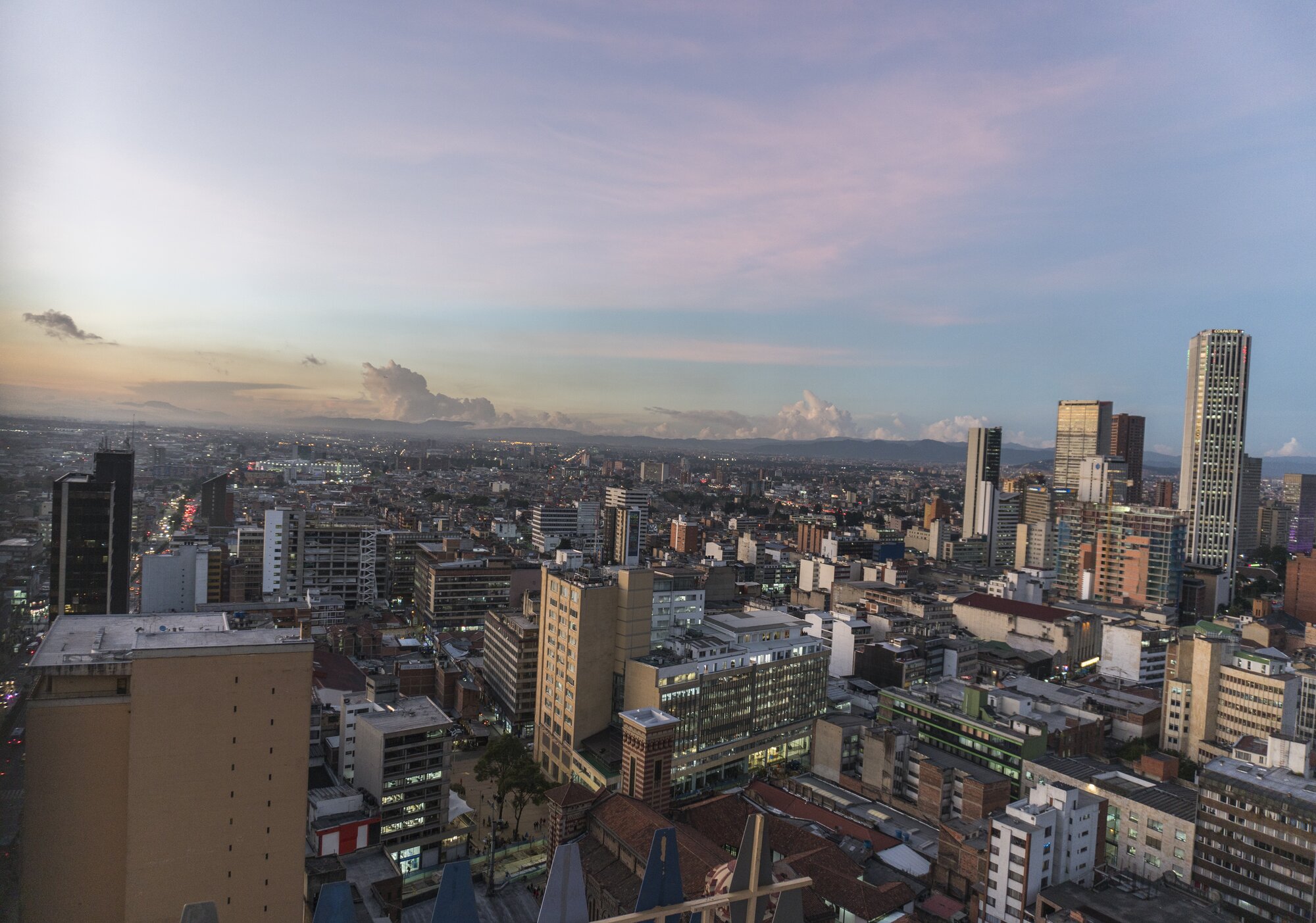 Atardecer en Bogotá