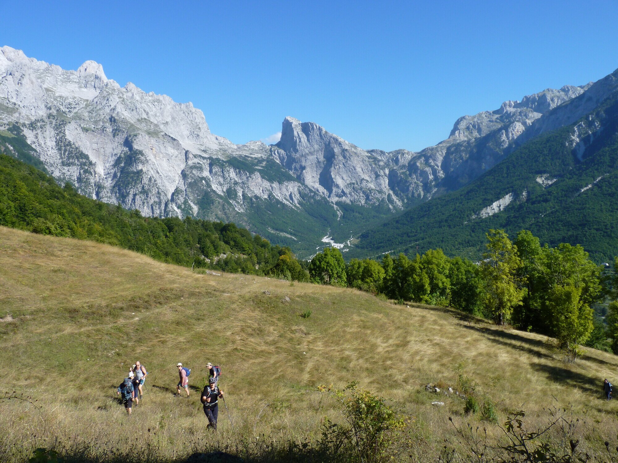 Wanderer in Albanien