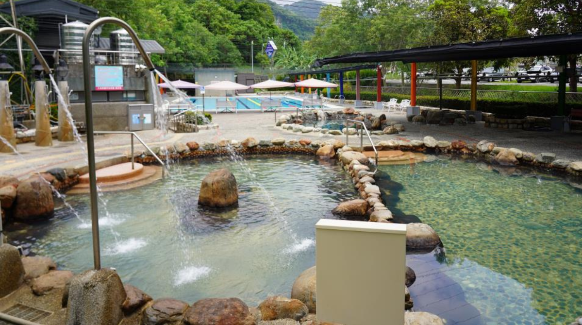 A hot spring in Jiaoxi