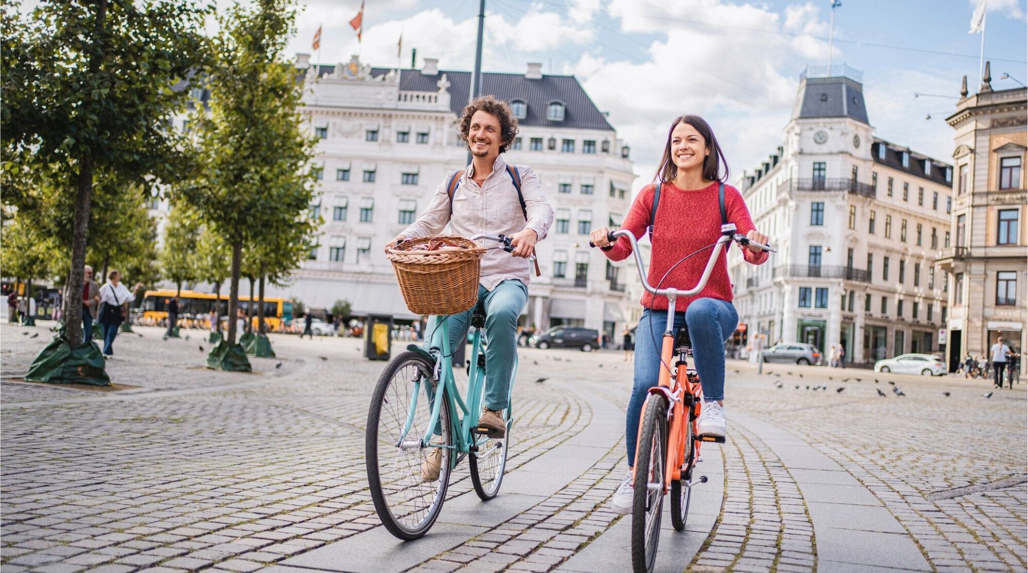 Ciclistas en Copenhague, un ejemplo de movilidad sostenible.
