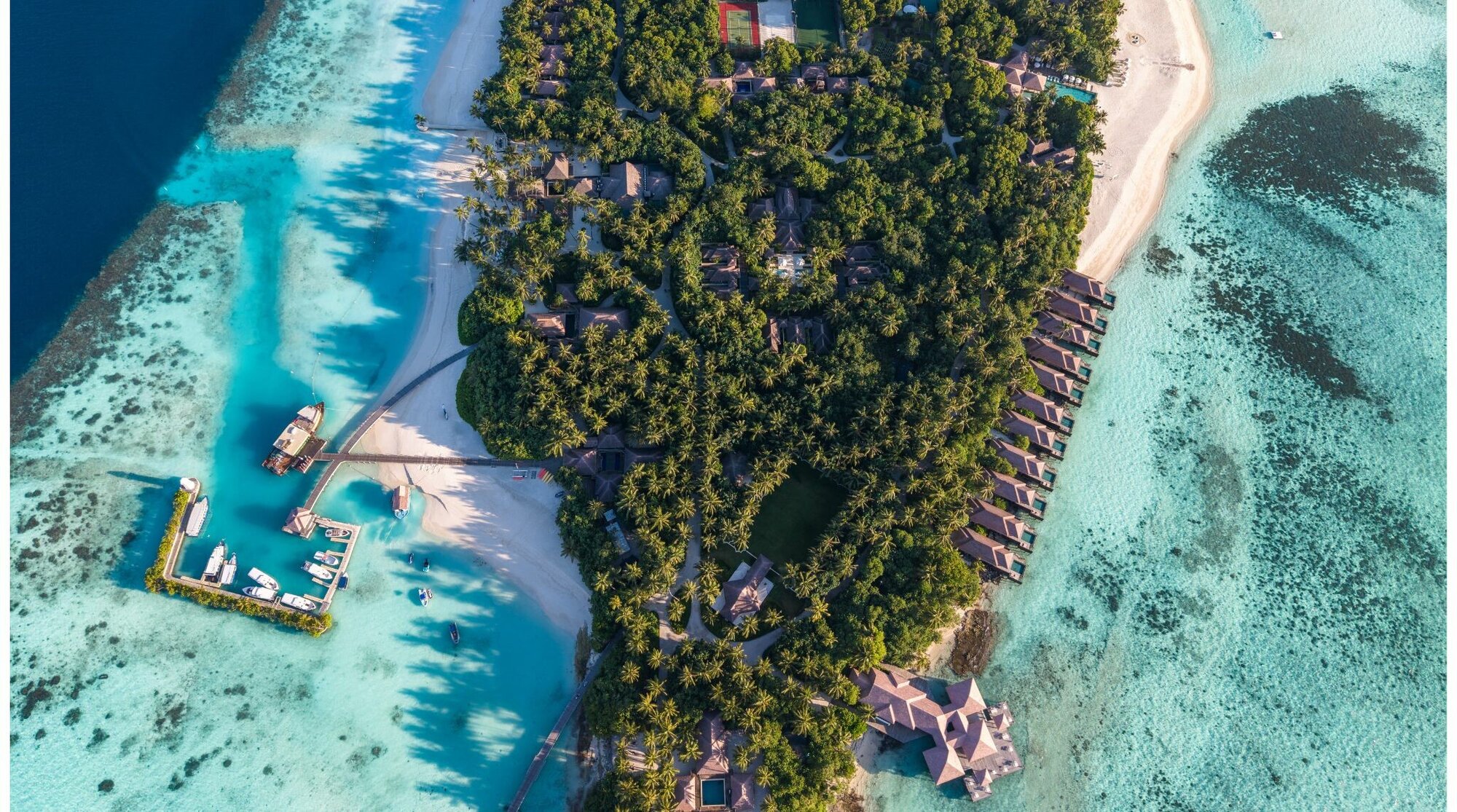 جزر المالديف من الأعلى