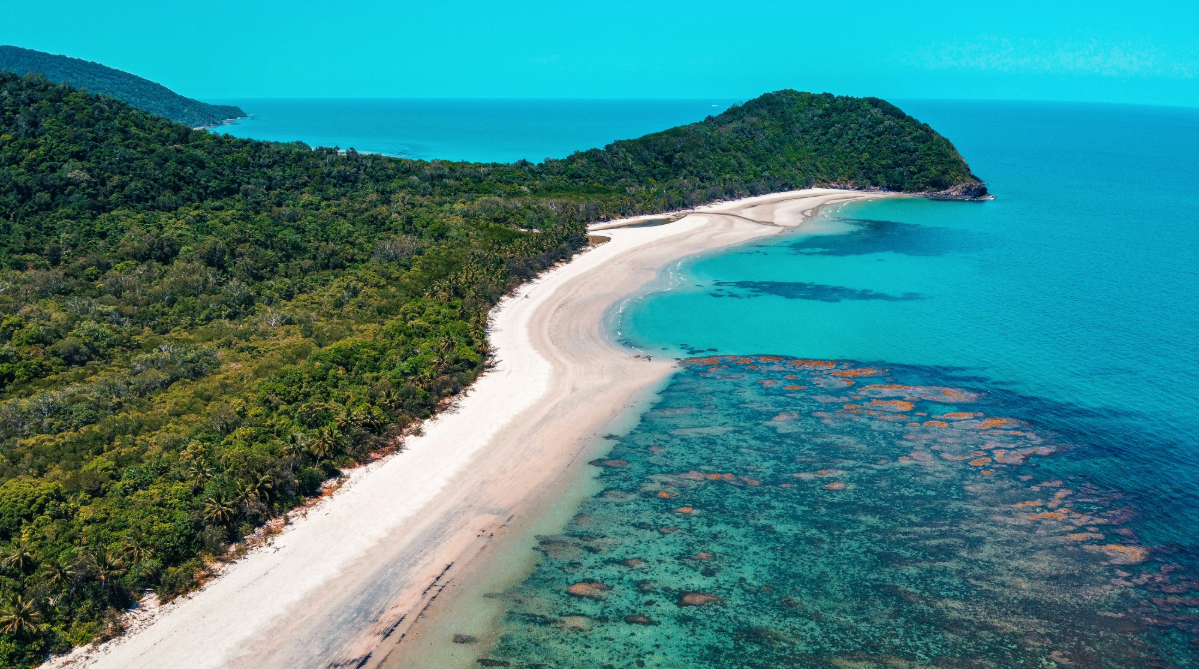 Aerial view of Daintree Rainforest, Australia