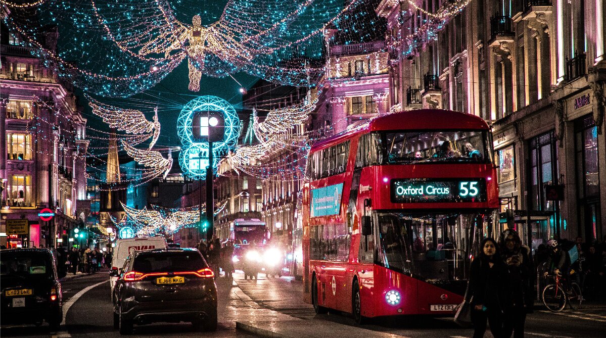 London Christmas lights