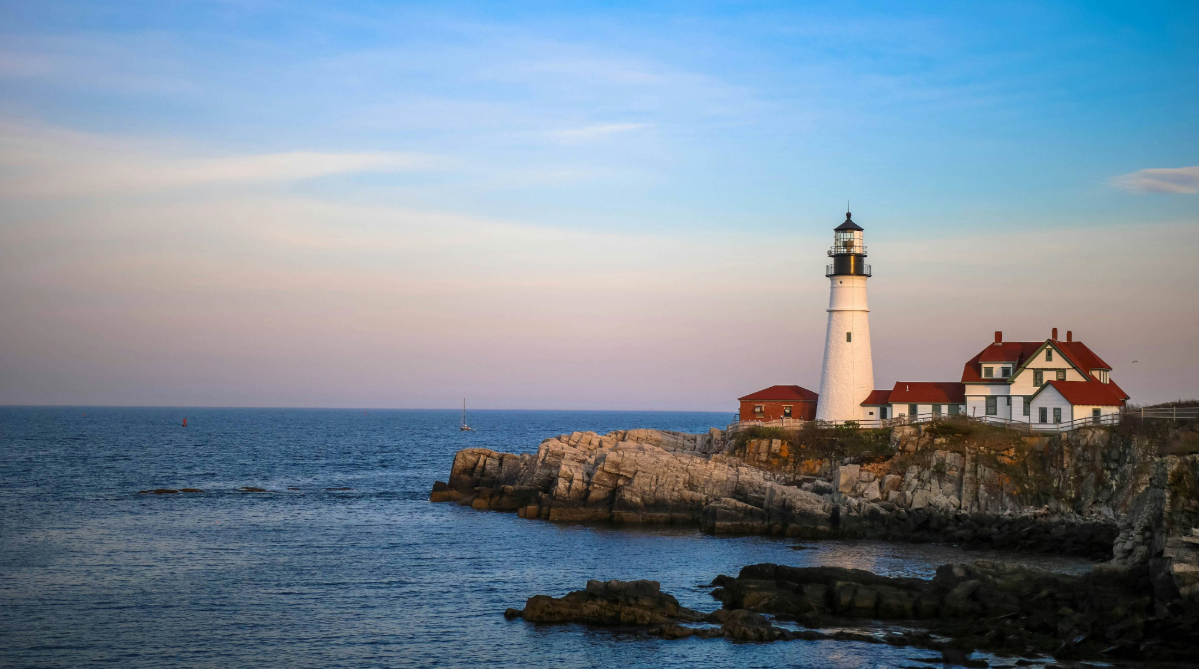Lighthouse in Portland, Maine
