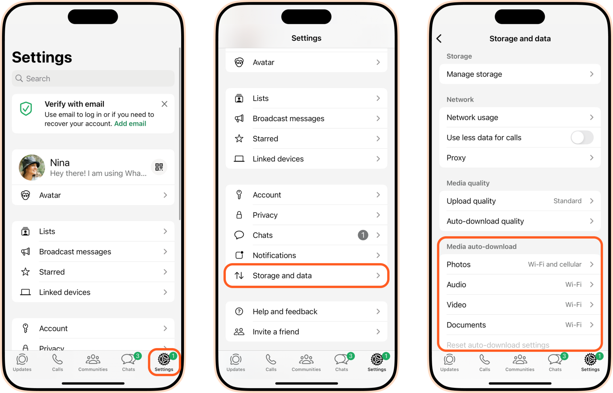 WhatsApp Media Auto-download