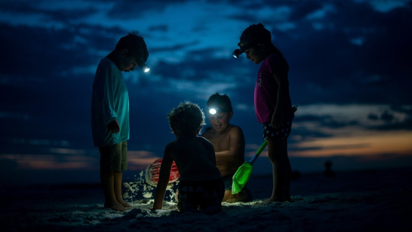Bring the kids to a beach for an organized volunteer clean-up event