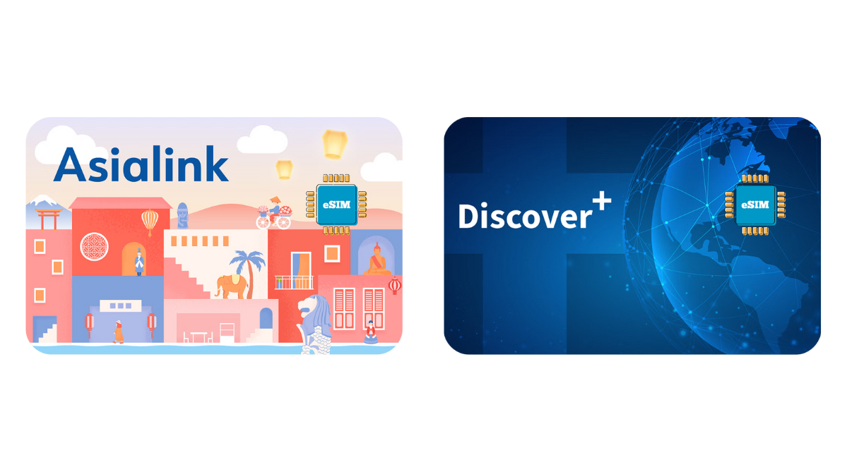 Airalo’s Asia eSim (left) and Global eSim (right)