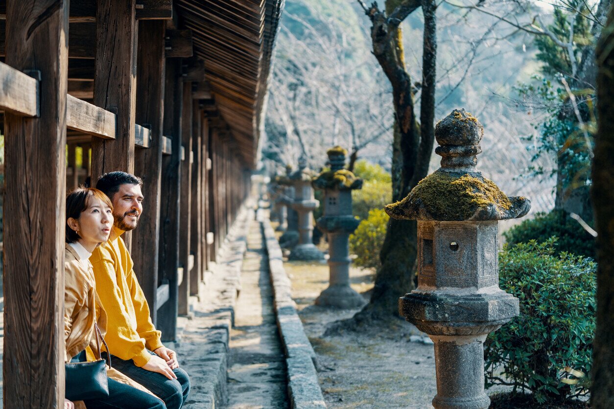 Paar mit der besten eSIM in Japan