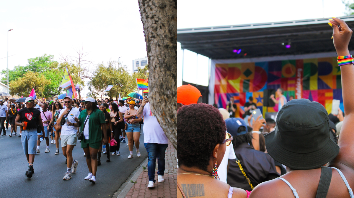 Johannesburg Pride marchers and attendees