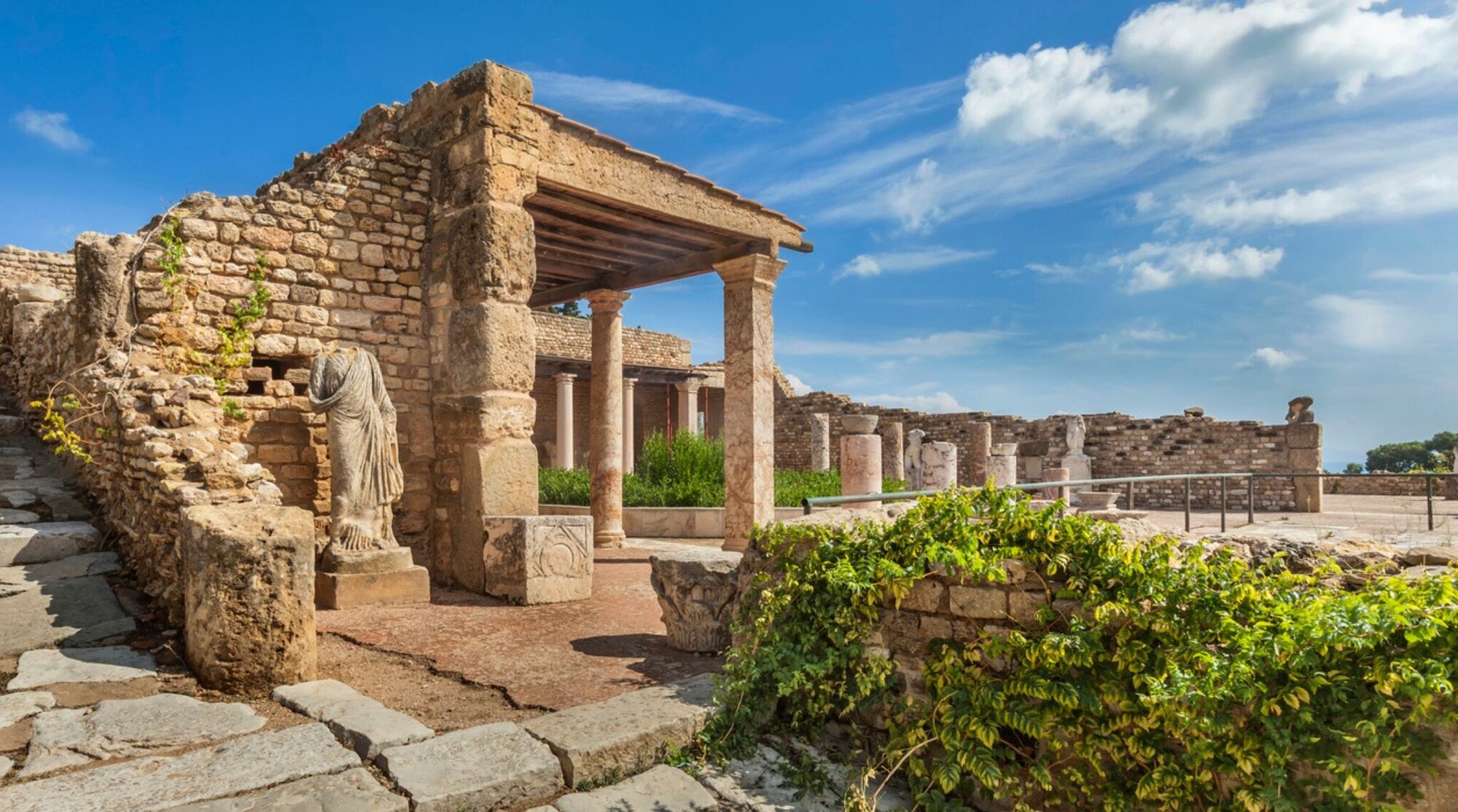 أطلال فيلا رومانية في قرطاج