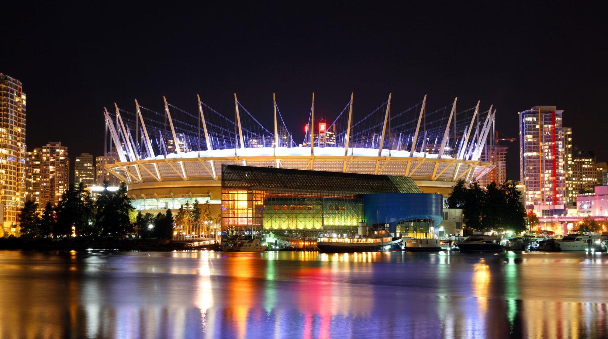 Das BC Place Stadion in Vancouver als einer der Spielorte in Kanada