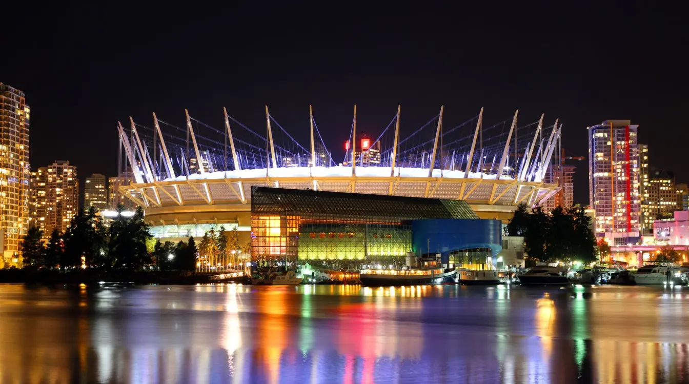 Das BC Place Stadion in Vancouver als einer der Spielorte in Kanada