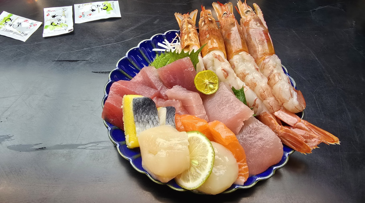 Plate of sashimi