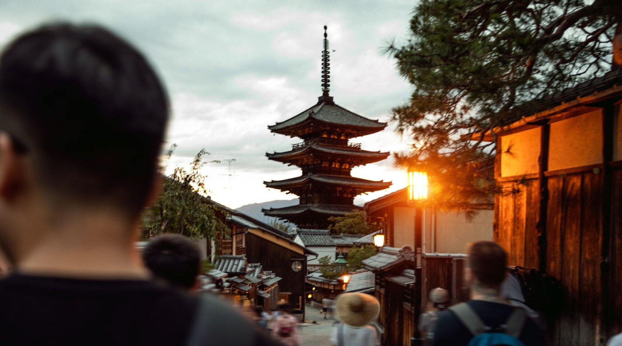 En voyage à Kyoto, la Pagode Yasaka de Gion