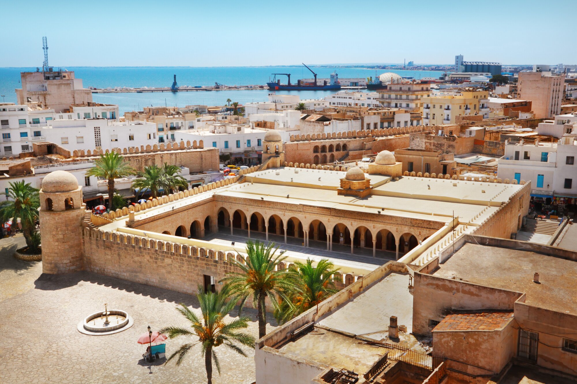 Sousse in Tunesien mit gutem Wetter im Juni