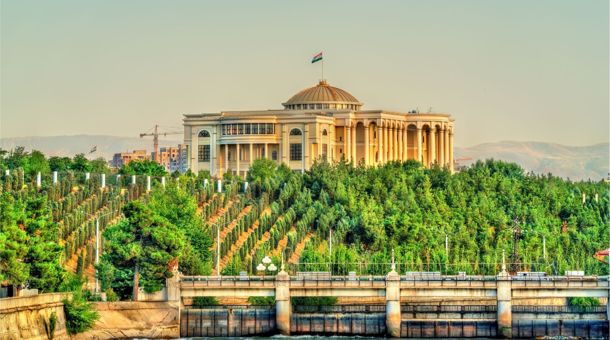القصر الرئاسي في دوشانبي عاصمة طاجيكستان
