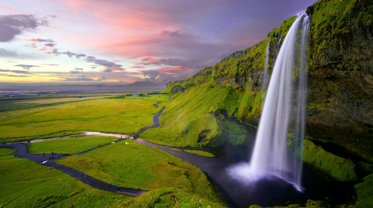 Seljalandsfoss Waterfall, Iceland