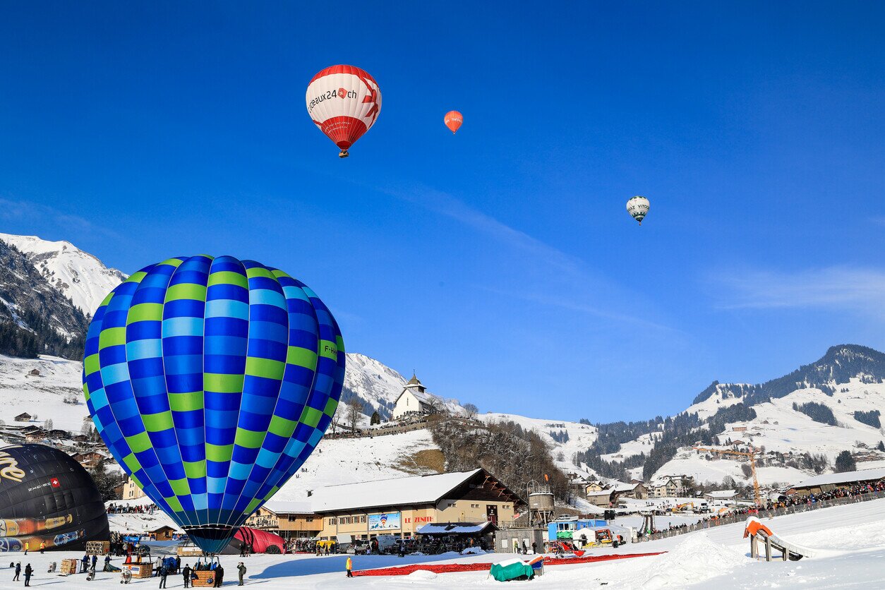 International Hot-Air Balloon Festival in Château-d'Oex 
