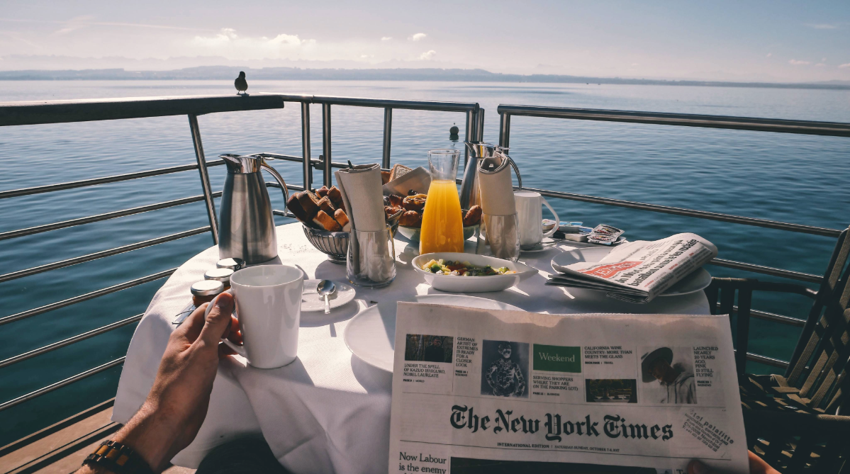breakfast on a cruise