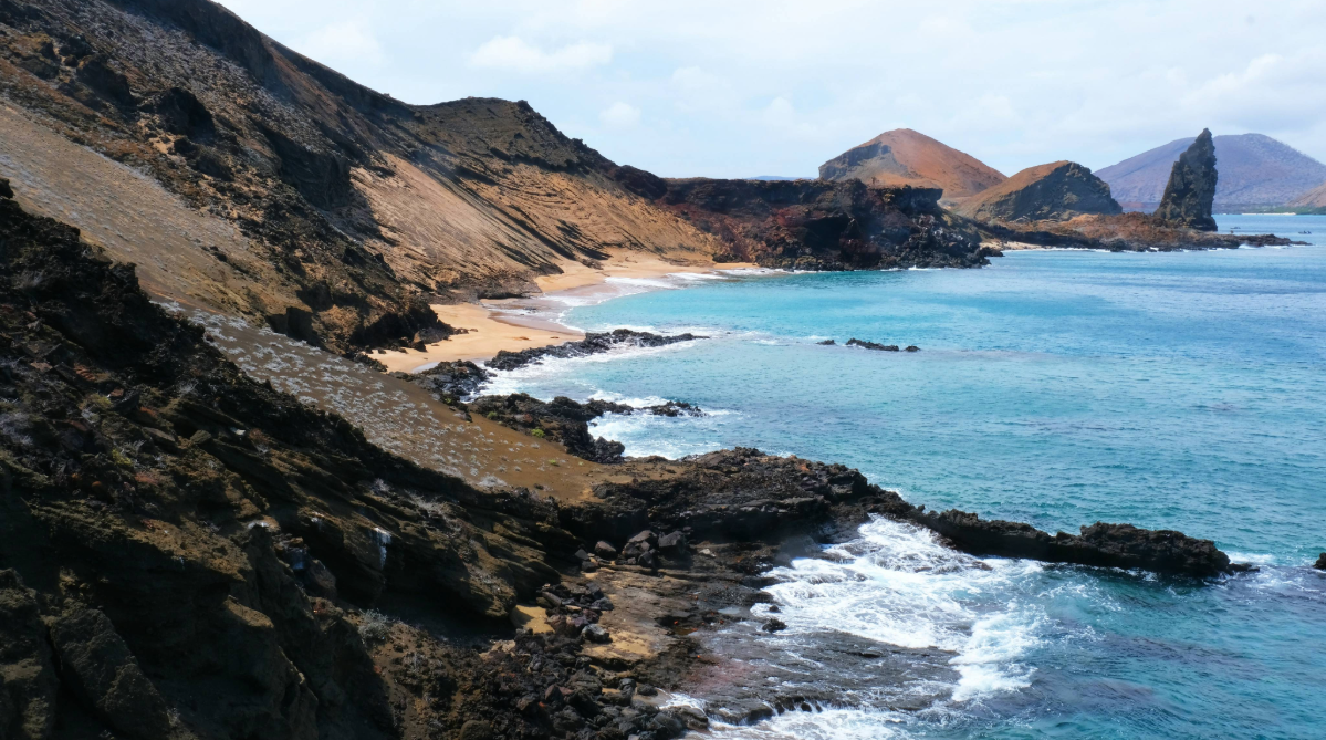Beach on St-Barthélémy Island, Galapagos, Ecuador