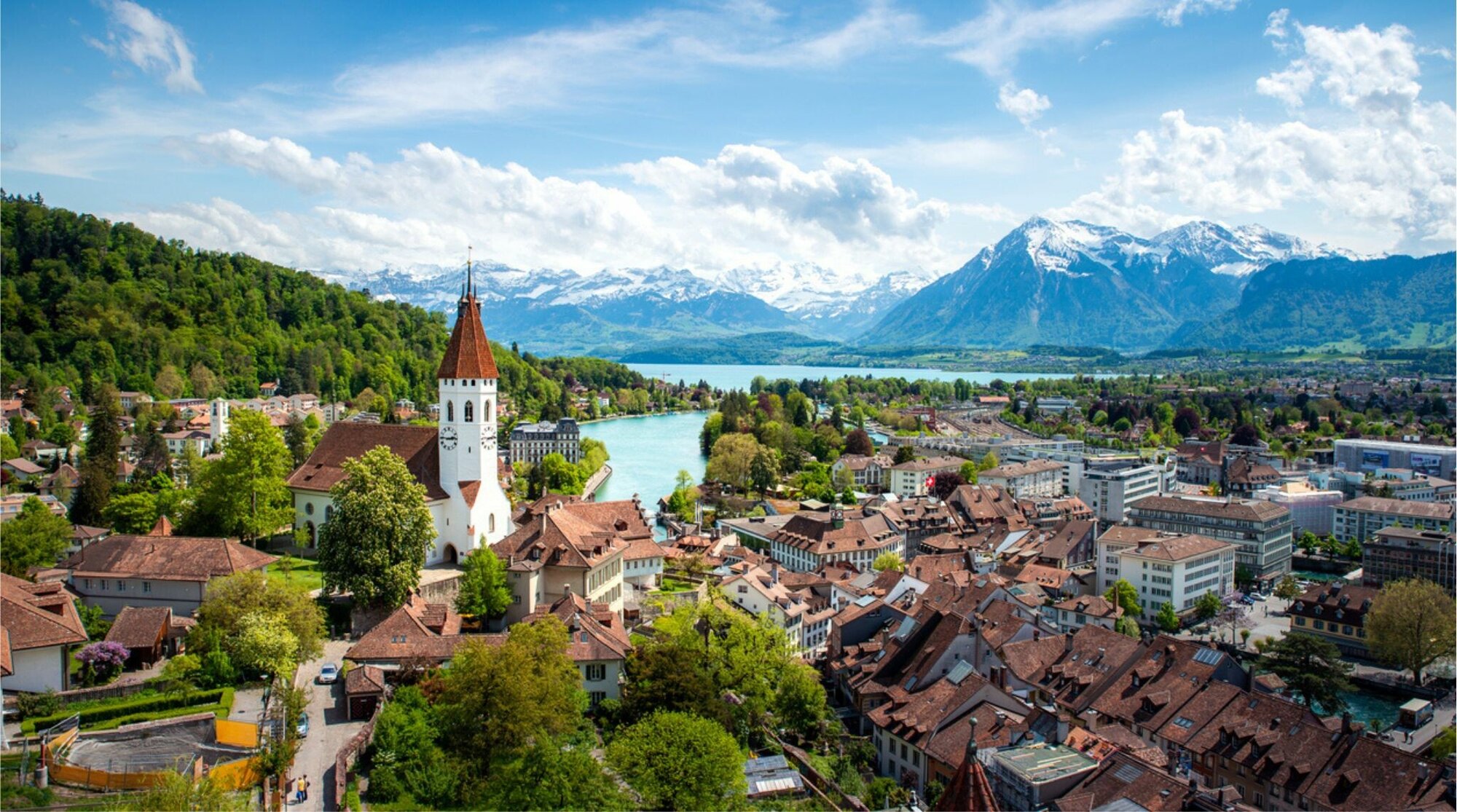 Paisagem de Berna na Suiça