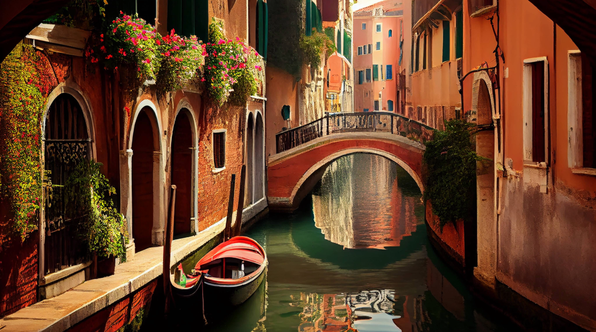 Canal in Venice, Italy