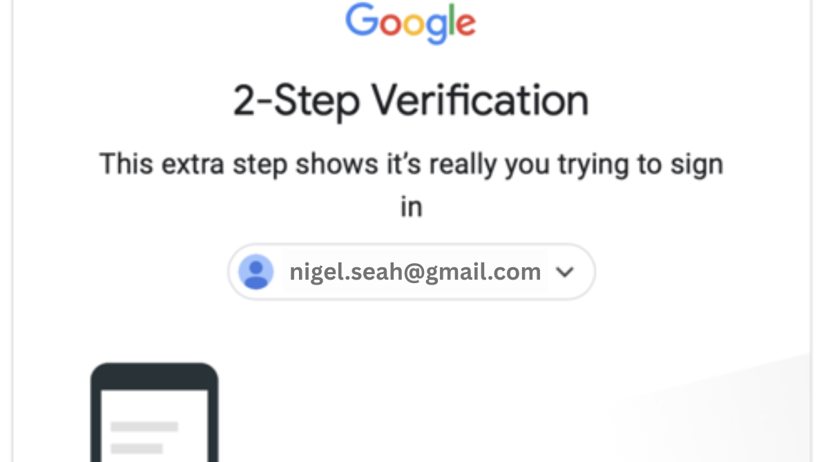 Google’s two-step verification process