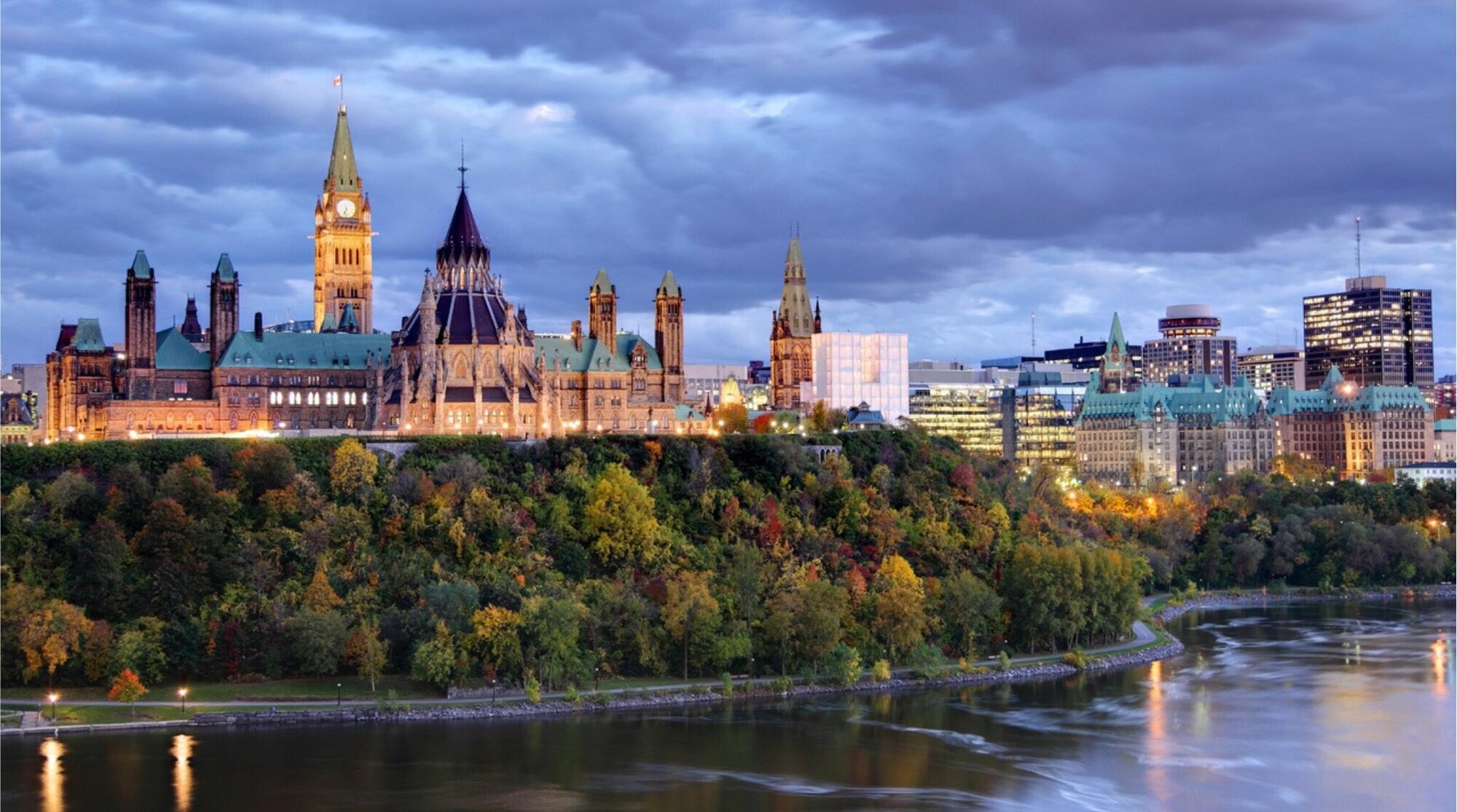Cidade de Ottawa no Canadá