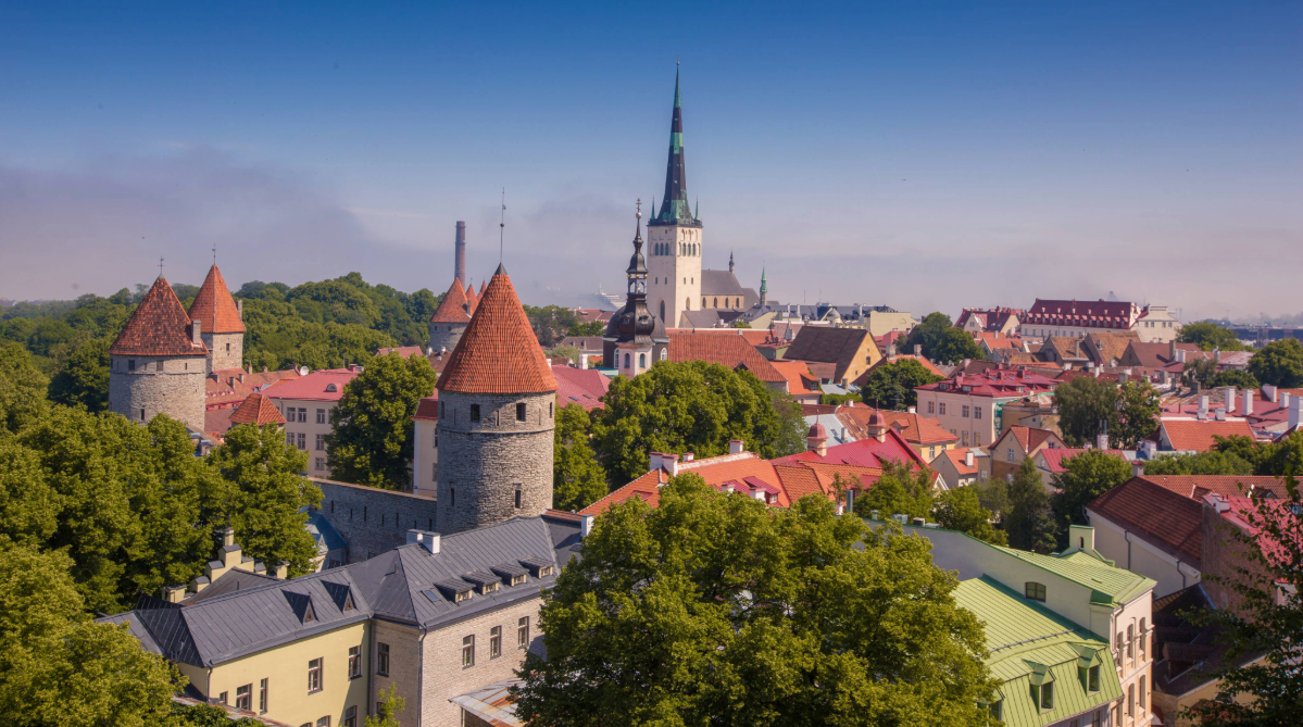 Cityscape of Tallinn, Estonia