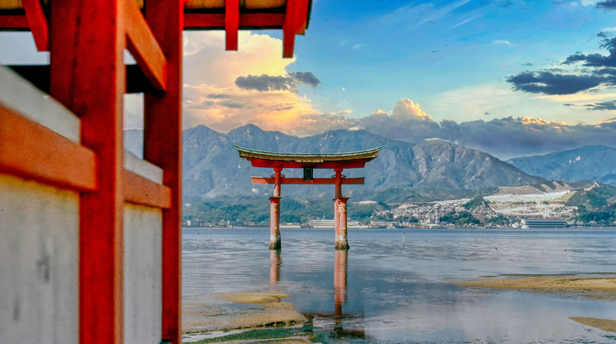 Torii gate on Miyajima Island