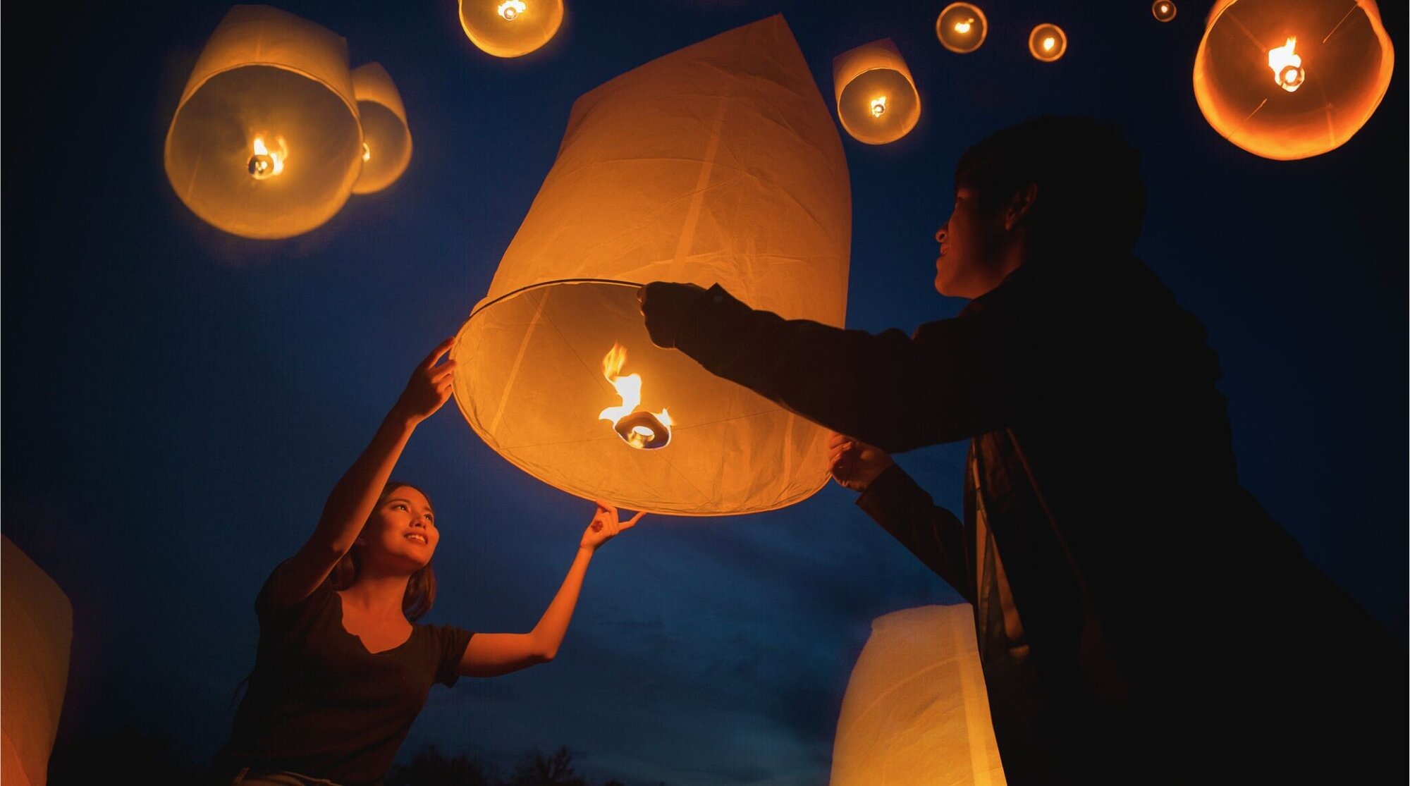 Casal em lua de mel em Chiang Mai