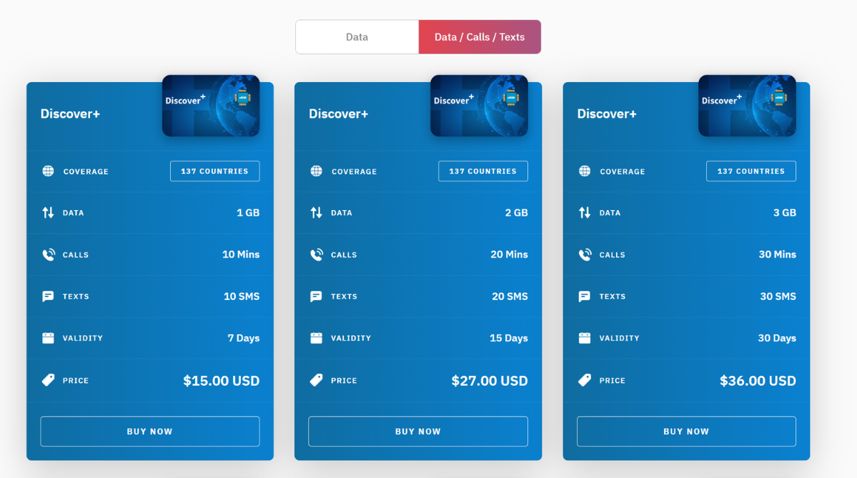 Airalo’s Global Discover + eSIM plans