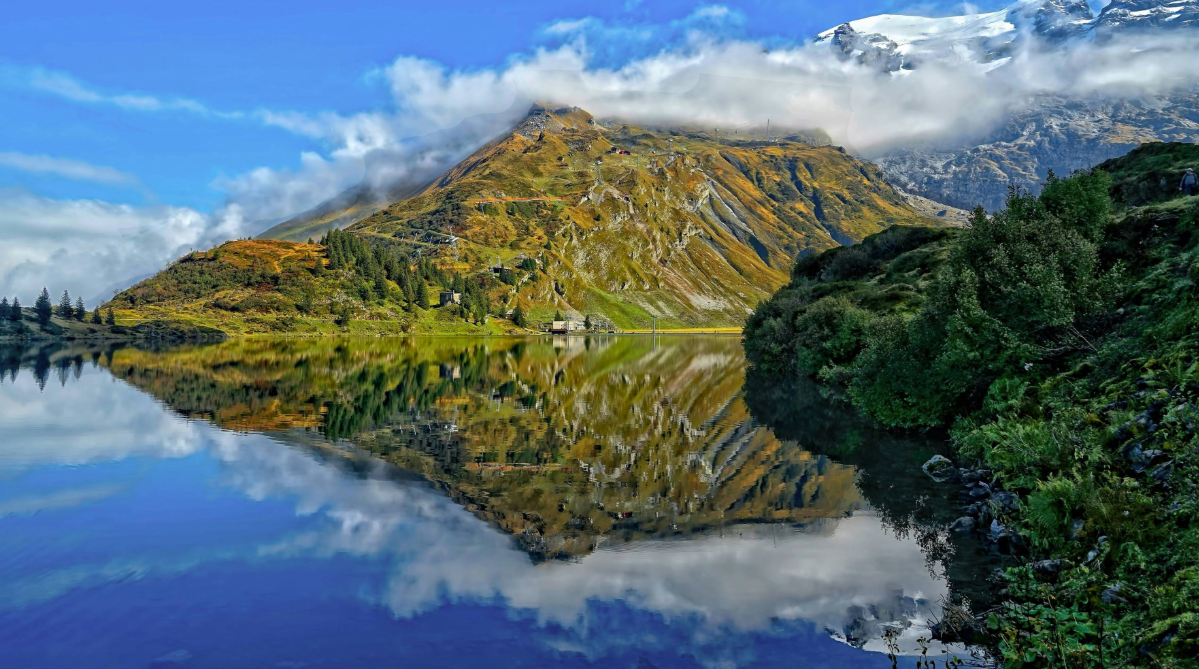 Lago em Engelberg, Suíça