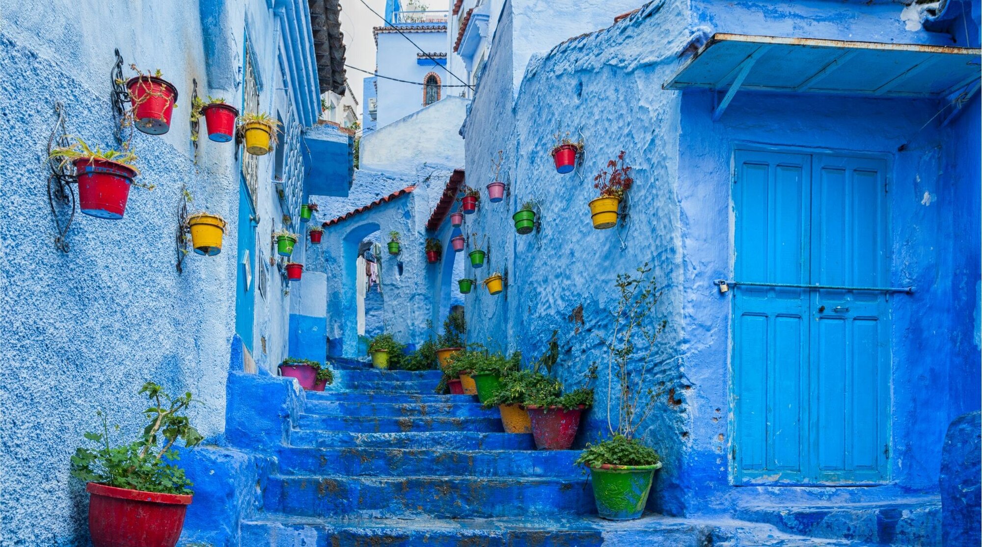 the blue city in Morocco
