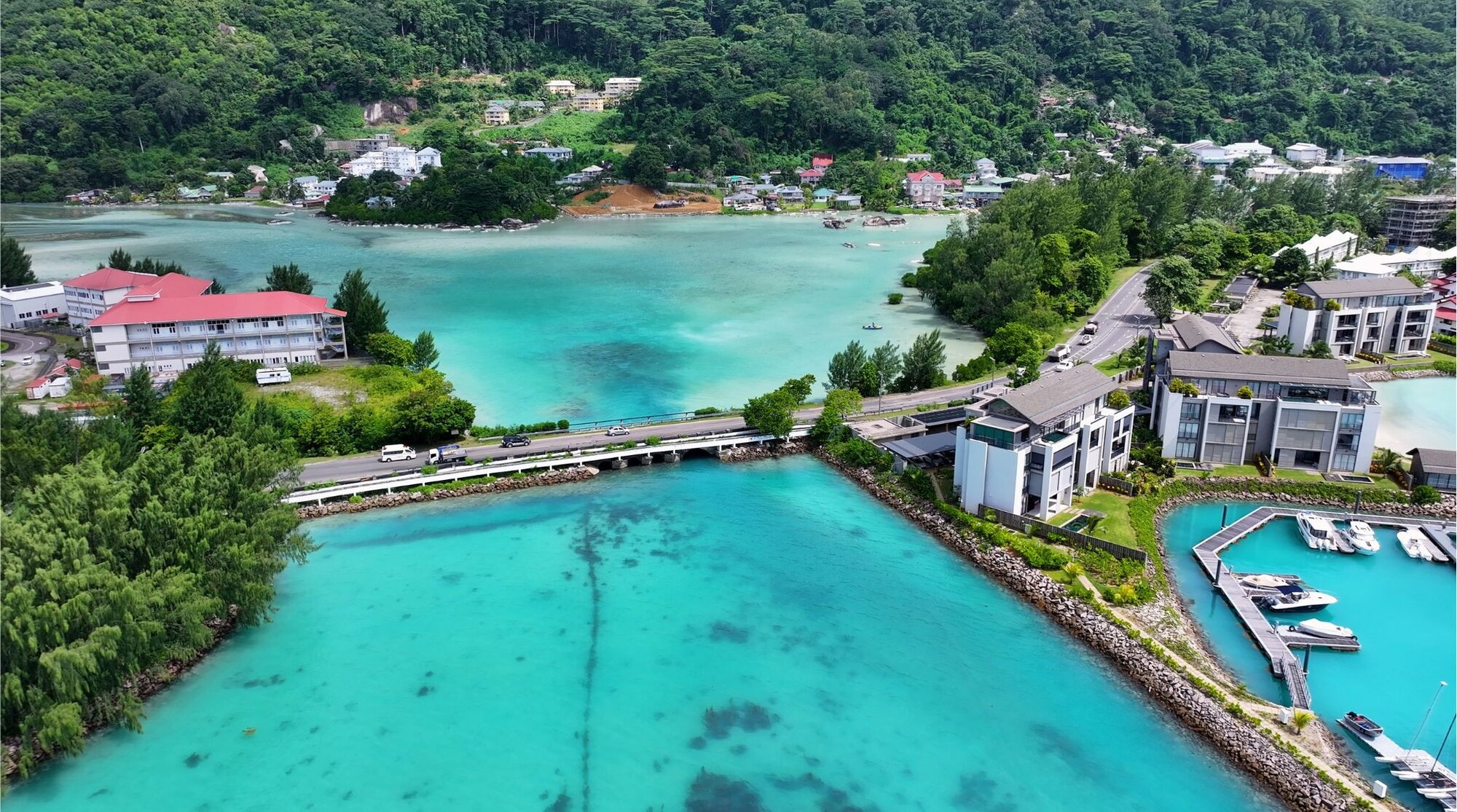 Famous bridge in the capital of Seychelles