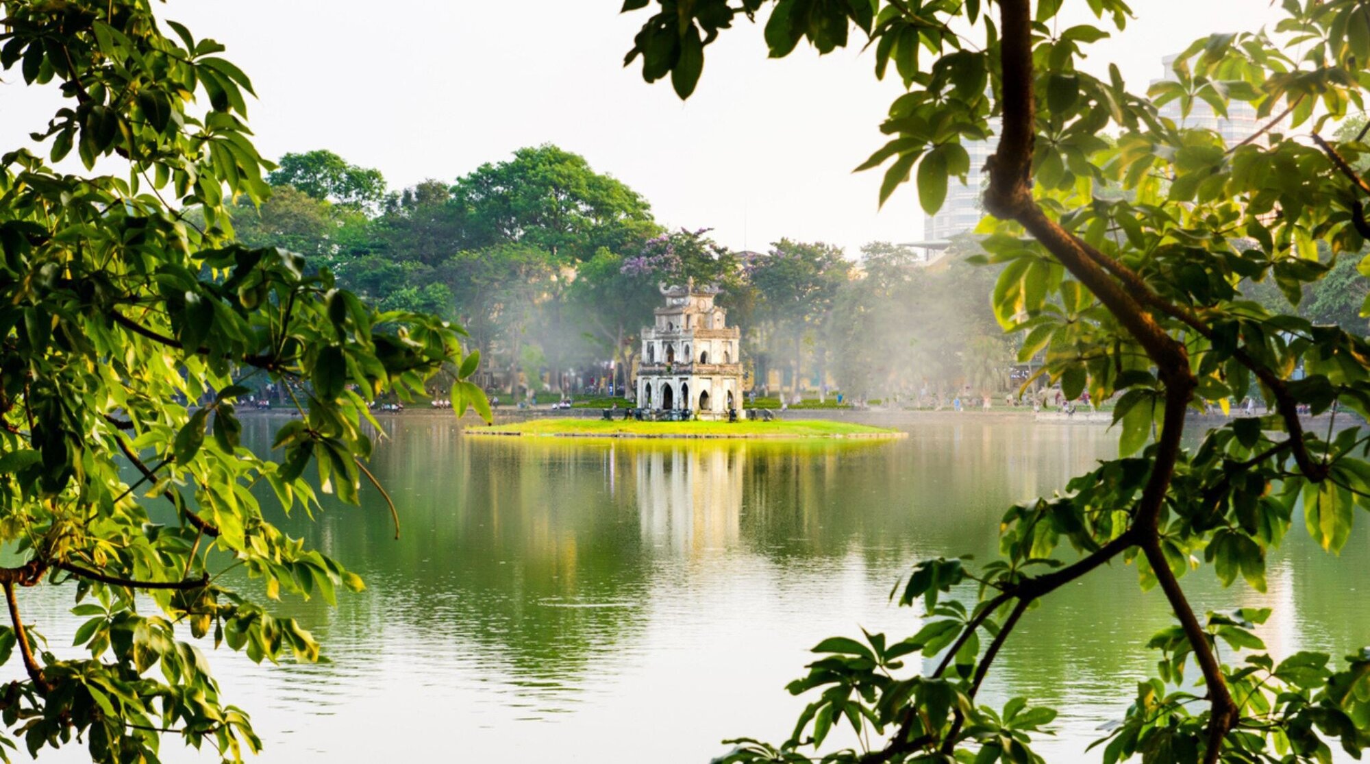 lac Hoan Kiem de Hanoï au Vietnam