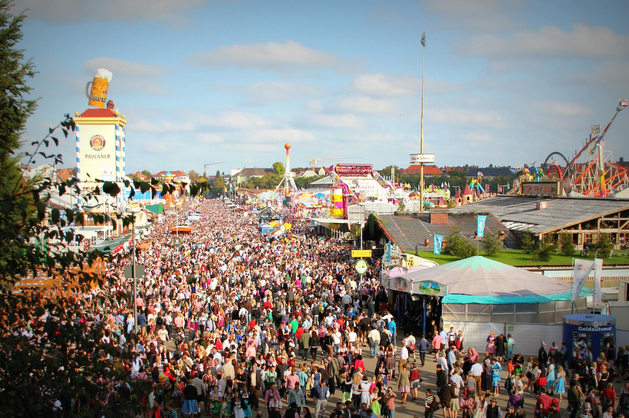 Oktoberfest crowds