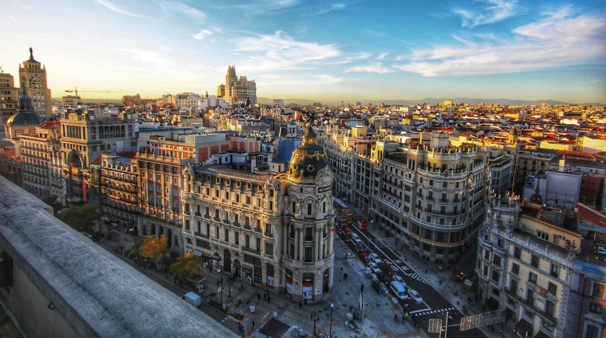 Gran Via, Madrid, Spain