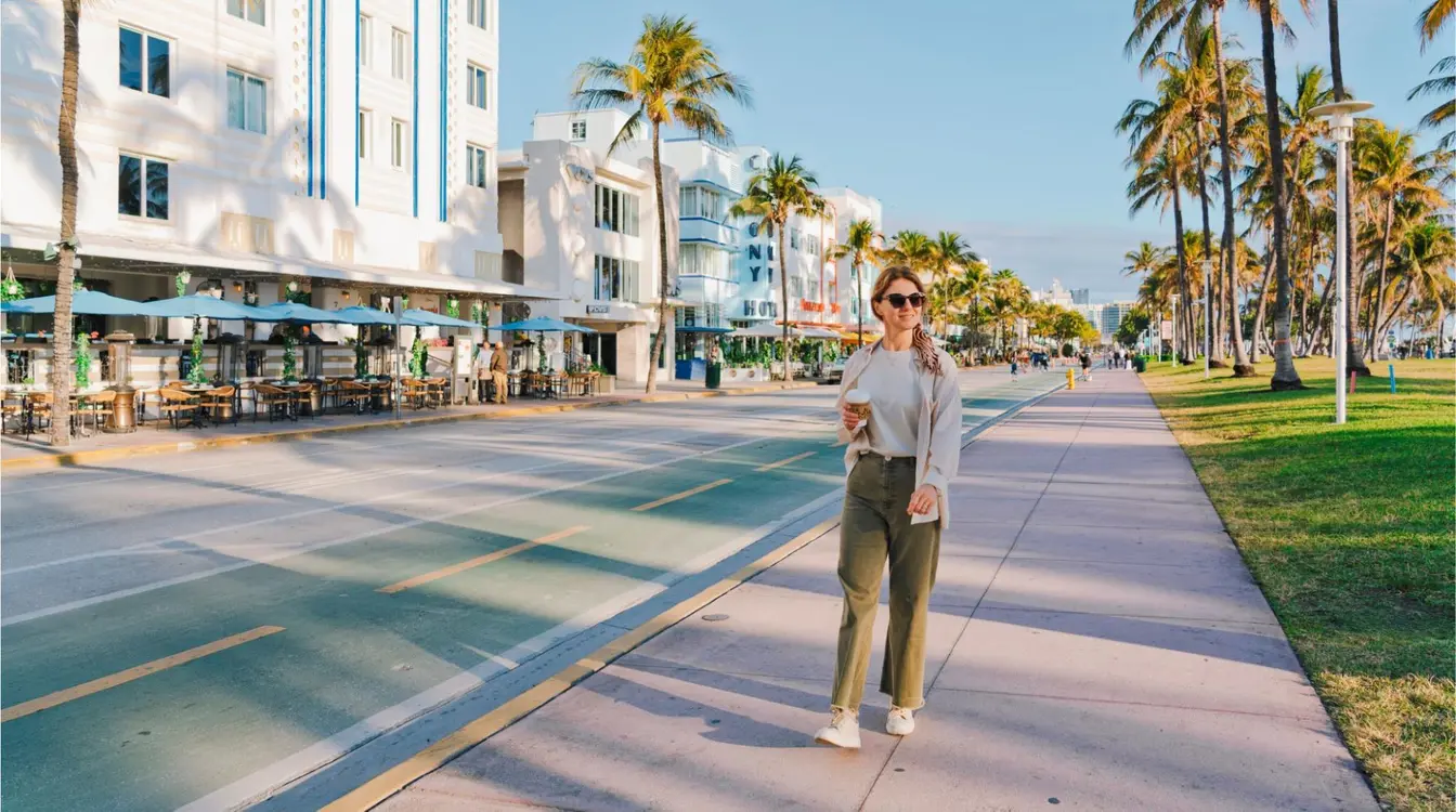 Miami Beach é uma das áreas mais procuradas por viajantes na cidade.
