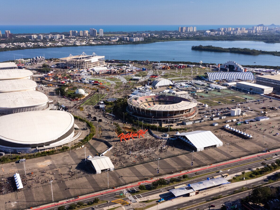 Rock in Rio aerial view