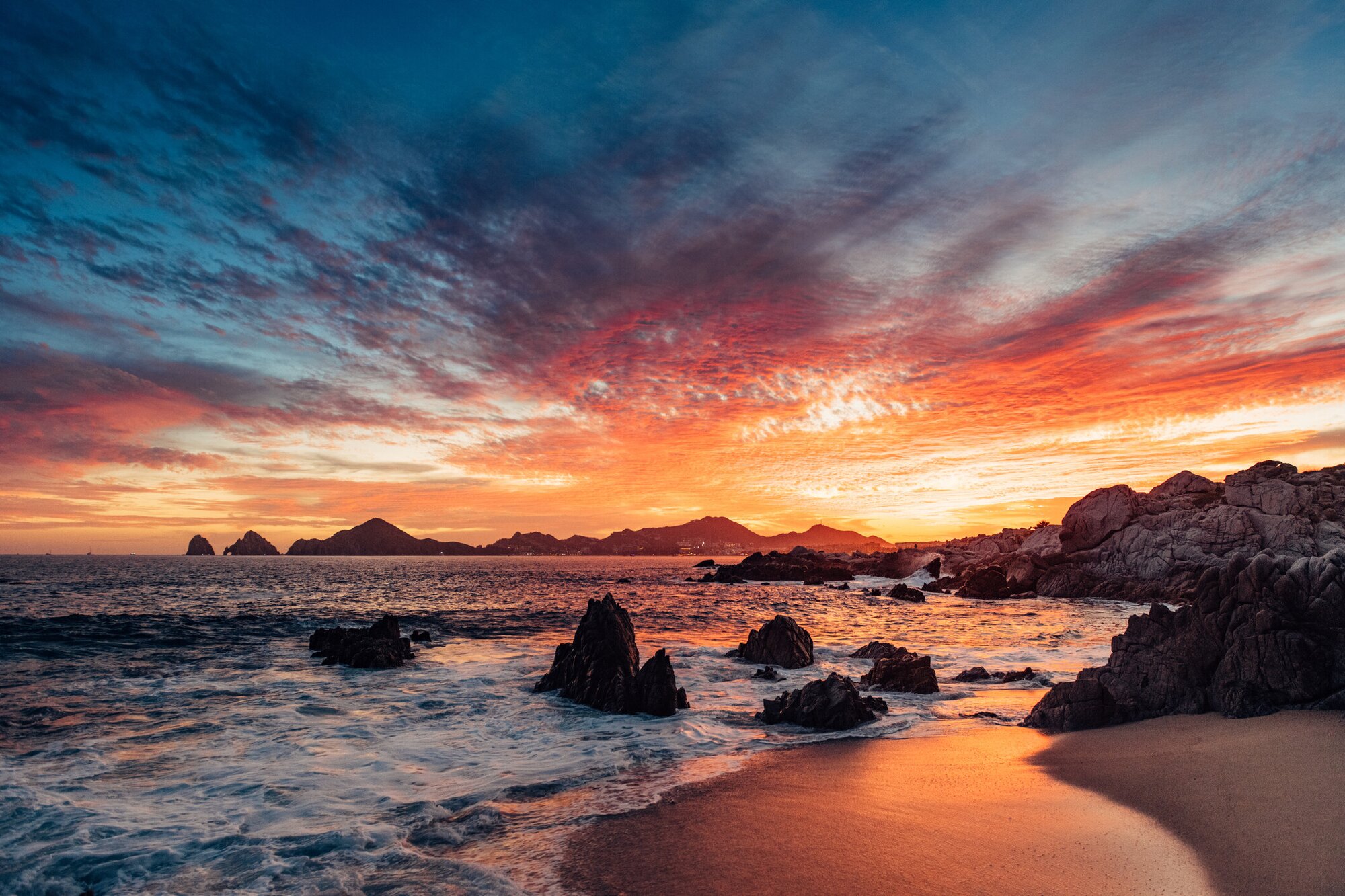 Sonnenuntergang in Cabo San Lucas