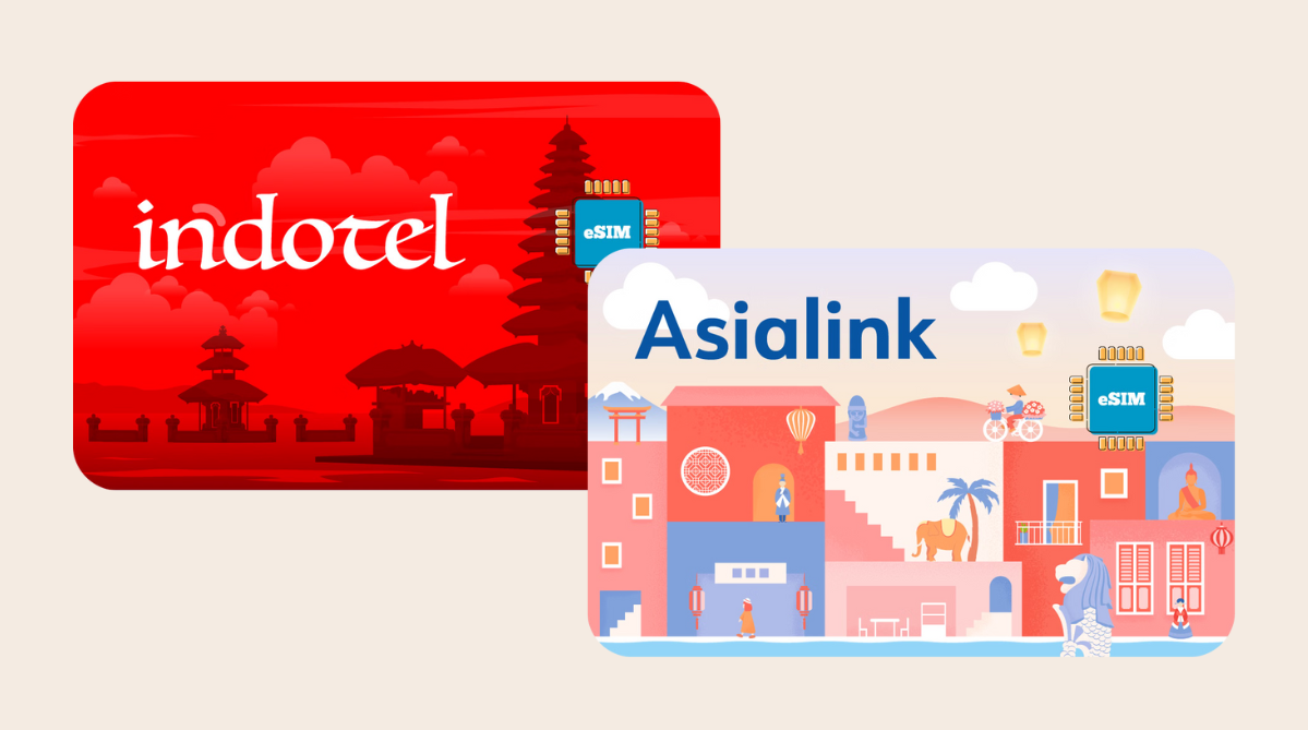 Airalo’s Indonesia and Asia eSIM.
