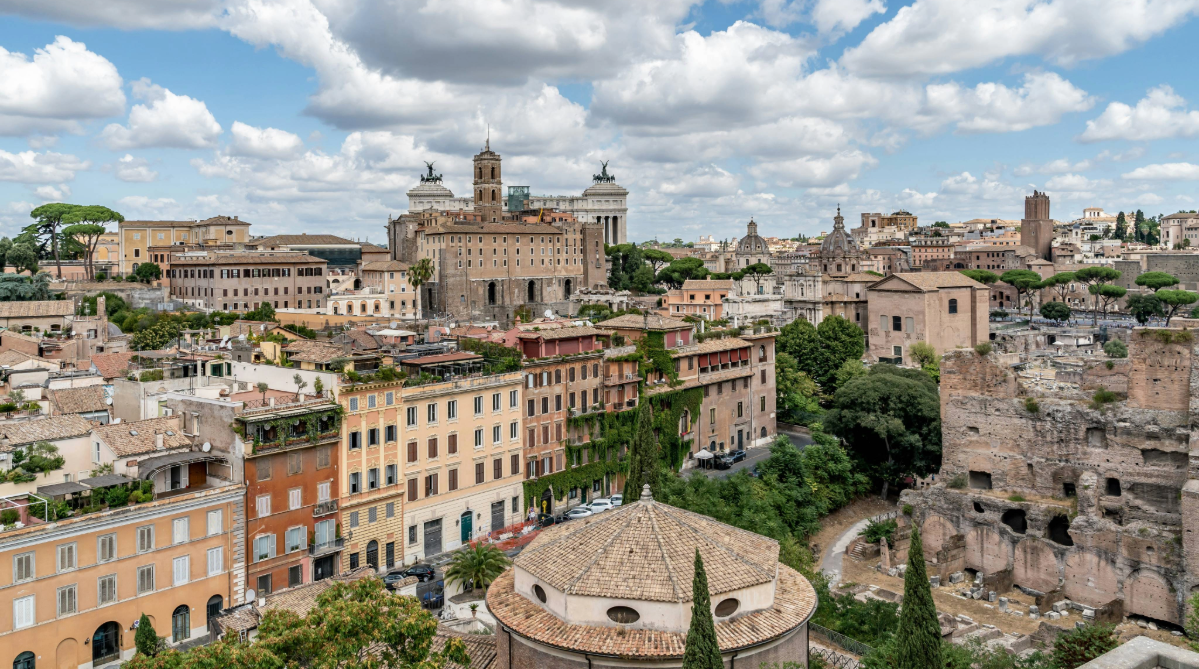 view from Palatine Hill, Rome