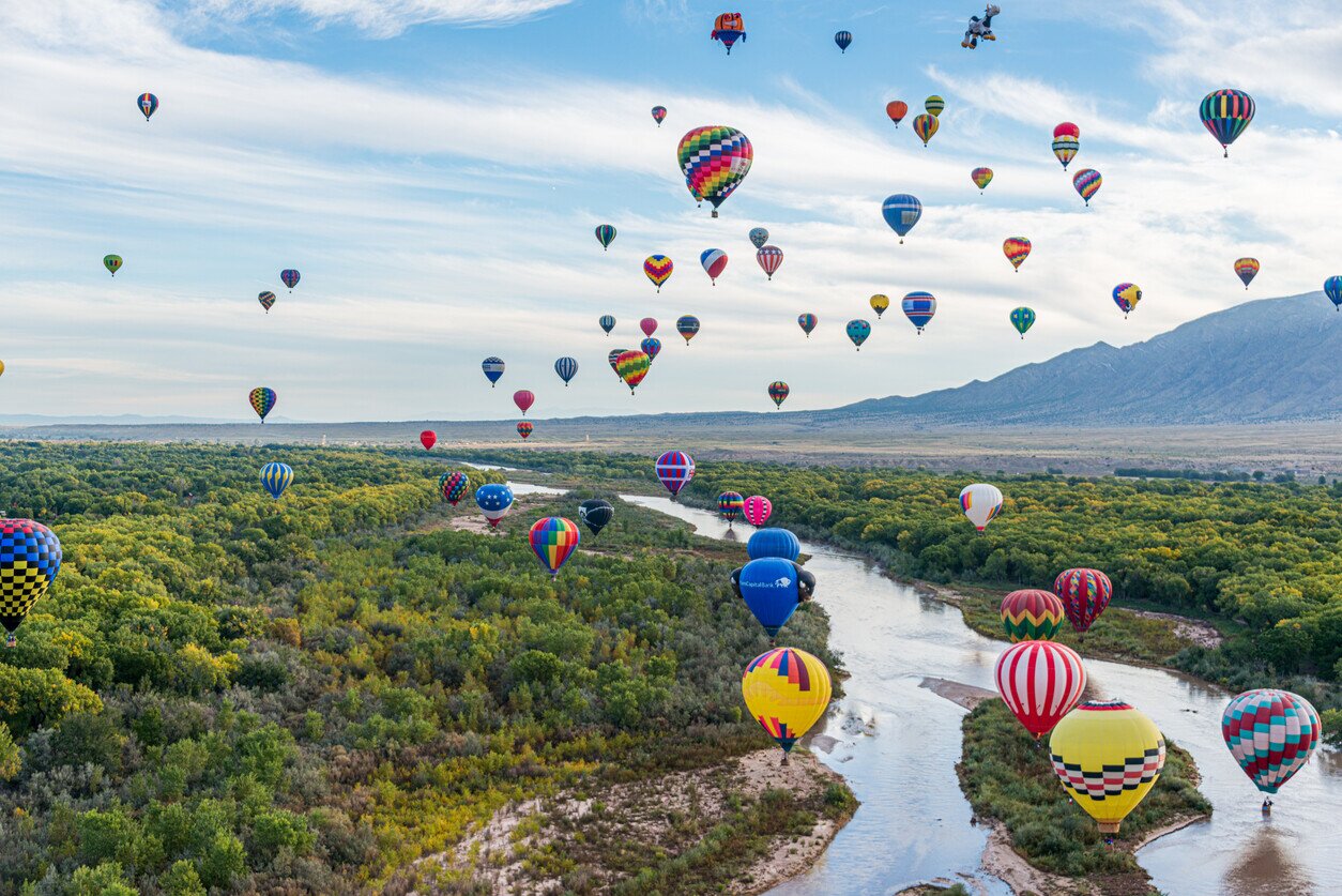 Balloons at the Albuquerque International Balloon Fiesta